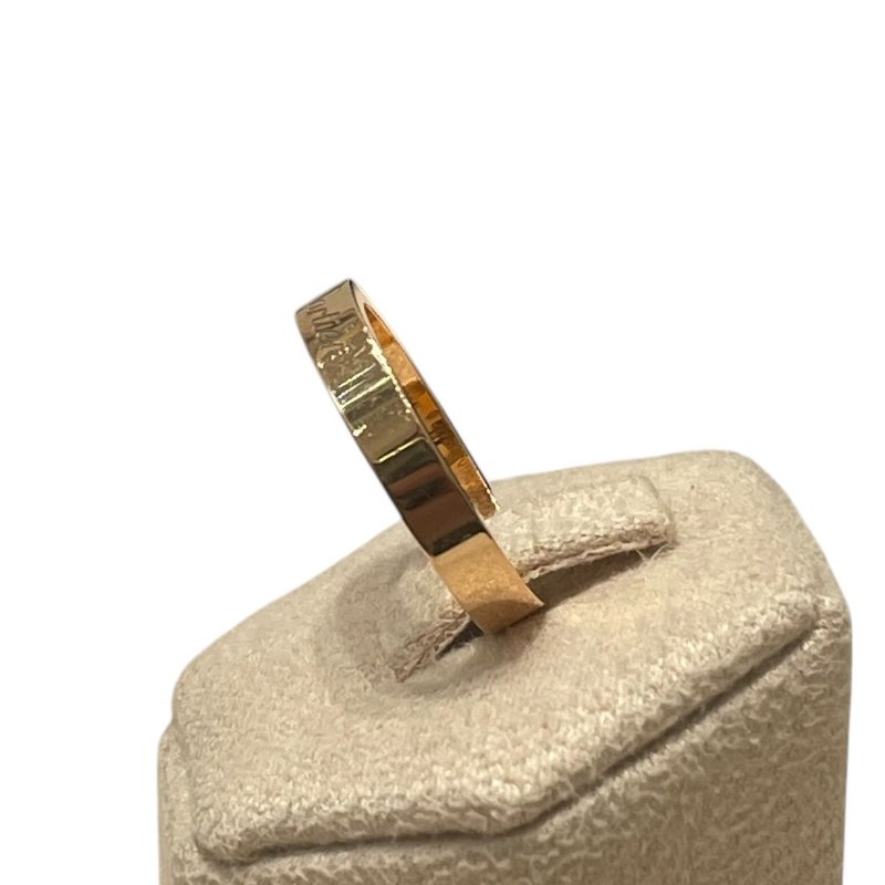 CARTIER 卡地亞 單鑽戒指 K18YG #48-3