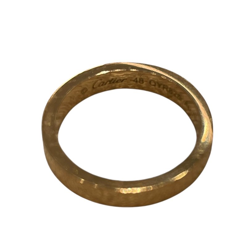 CARTIER 卡地亞 單鑽戒指 K18YG #48-6