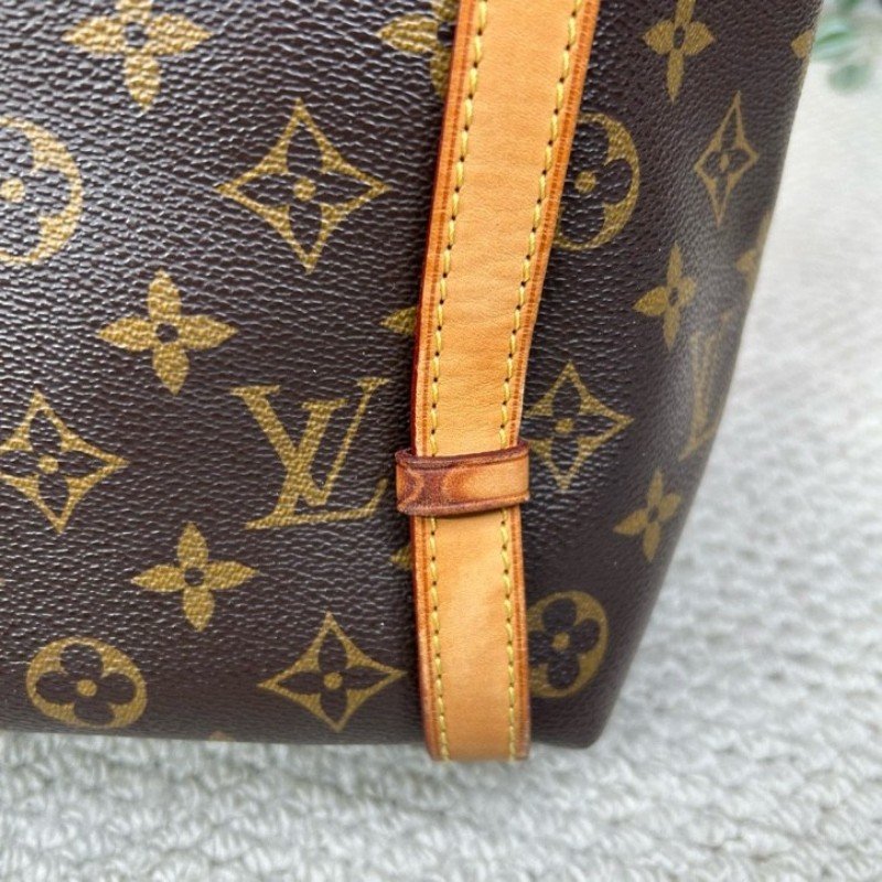 LV路易威登老花手提單肩包 經典老花 金色五金 拉鏈開合 容量大實用性強 日常通勤百搭-13