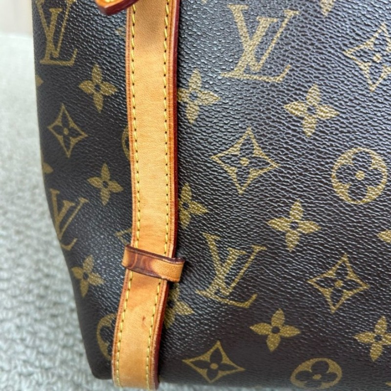 LV路易威登老花手提單肩包 經典老花 金色五金 拉鏈開合 容量大實用性強 日常通勤百搭-14