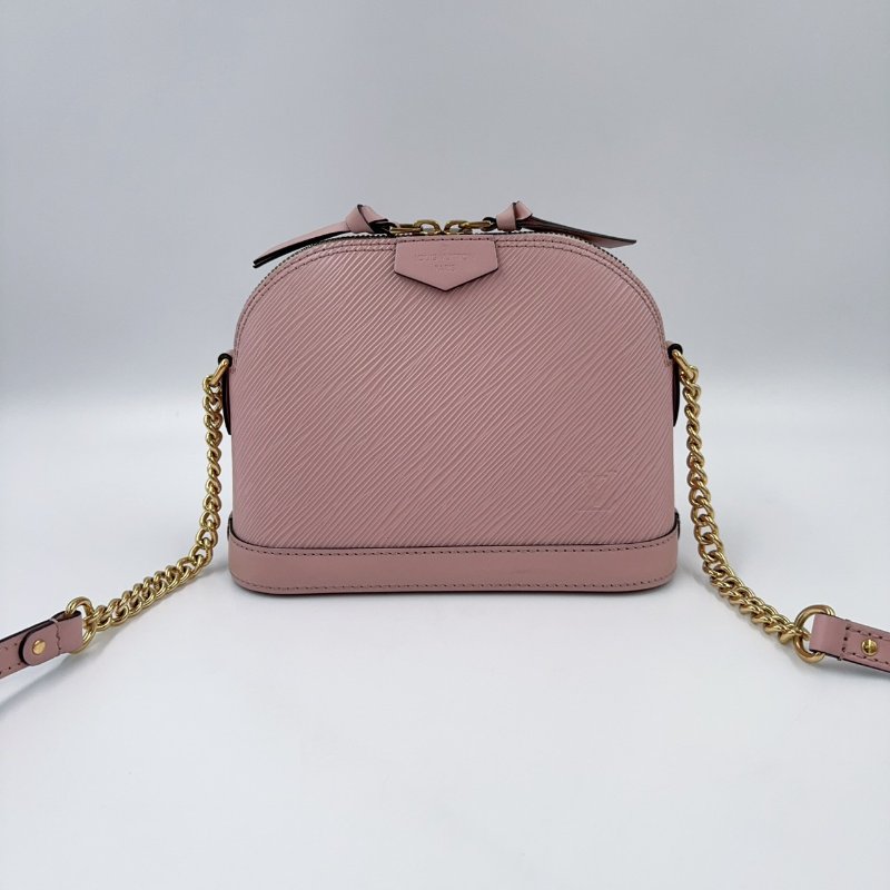 LV粉色EPI牛皮金釦ALMA BB/M51406-0