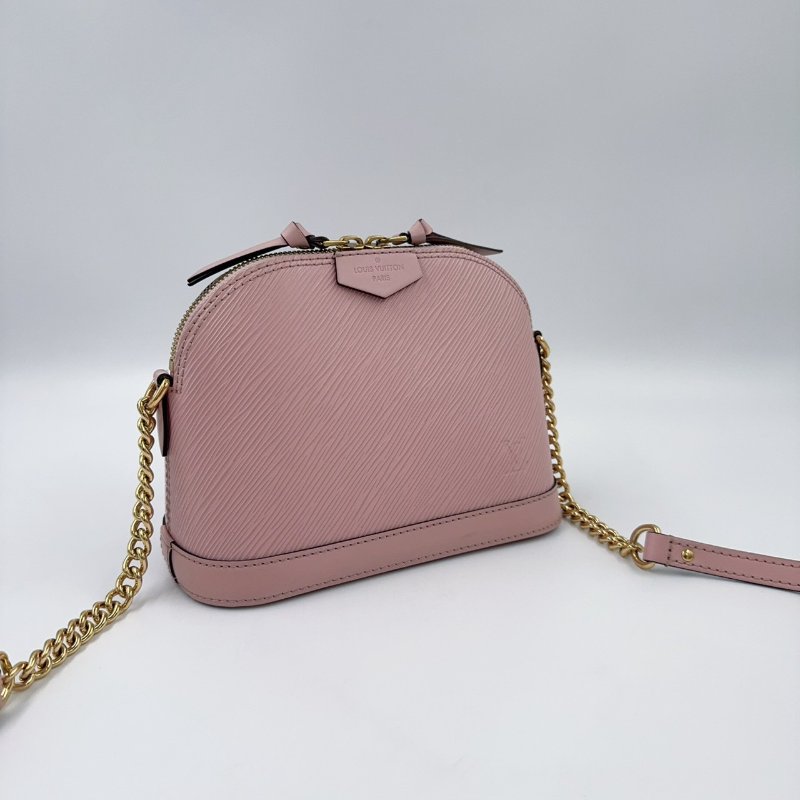 LV粉色EPI牛皮金釦ALMA BB/M51406-1