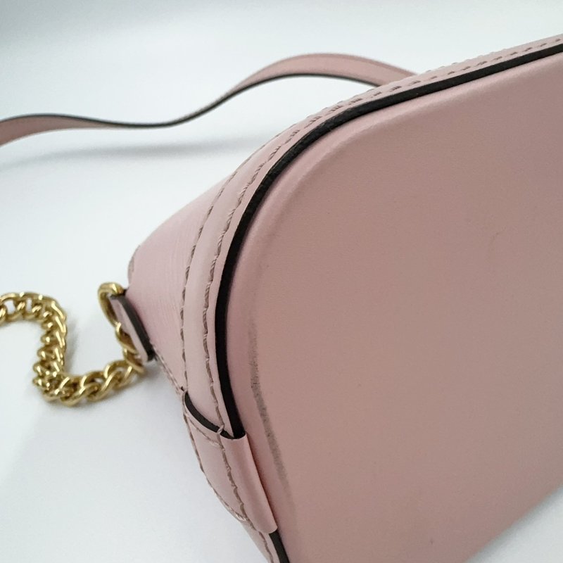 LV粉色EPI牛皮金釦ALMA BB/M51406-9