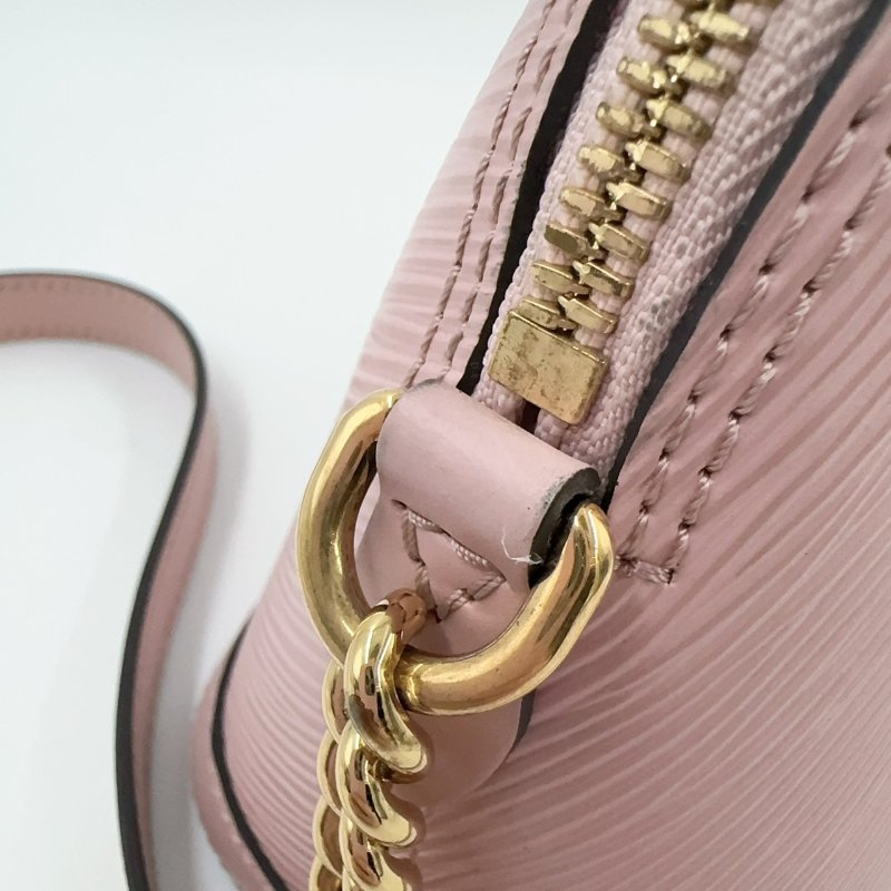 LV粉色EPI牛皮金釦ALMA BB/M51406-11