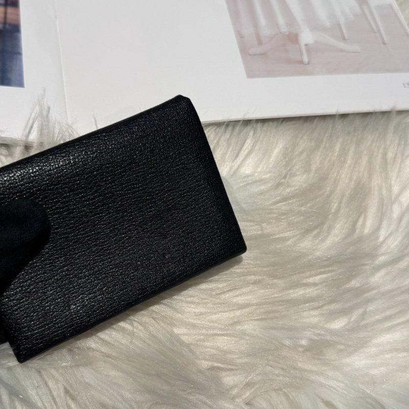 愛馬仕 黑色Calvi卡包-4