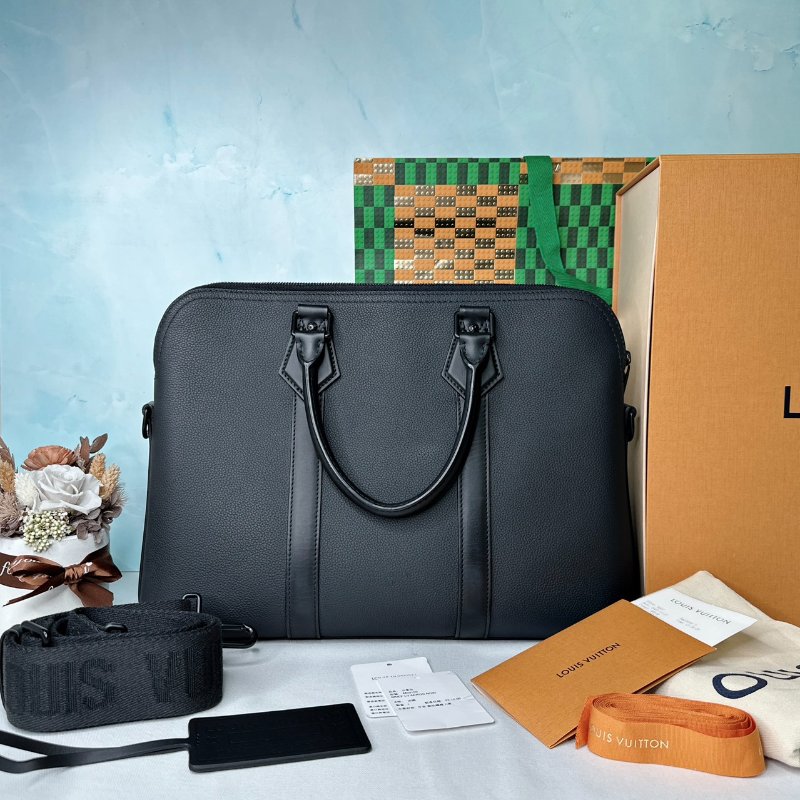 LV Takeoff小牛皮公事包-1