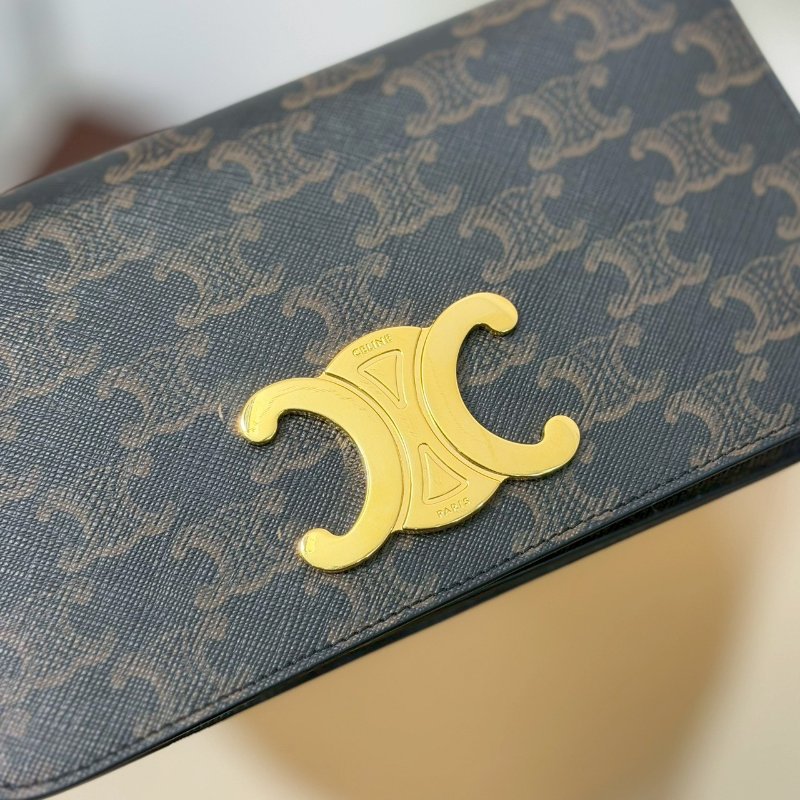 🏷️Celine 瑟琳.Triomphe 三合一 woc/客人寄賣-13