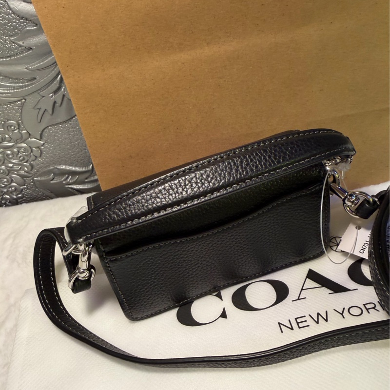 蔻馳黑色包 迷你包 全新 斜挎包 執背包 手提包Coach black tabby 12 bag-4