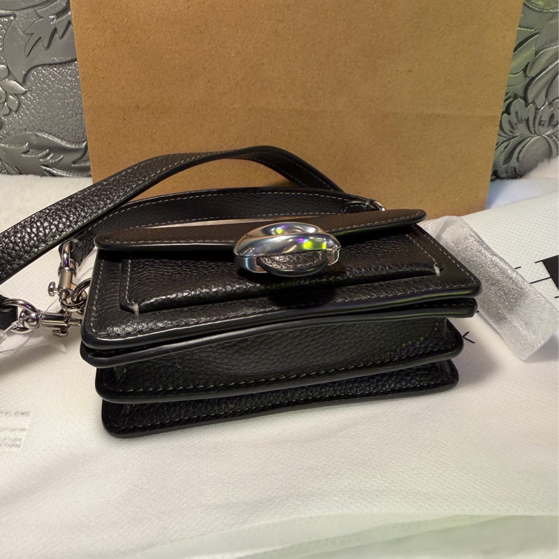 蔻馳黑色包 迷你包 全新 斜挎包 執背包 手提包Coach black tabby 12 bag-5