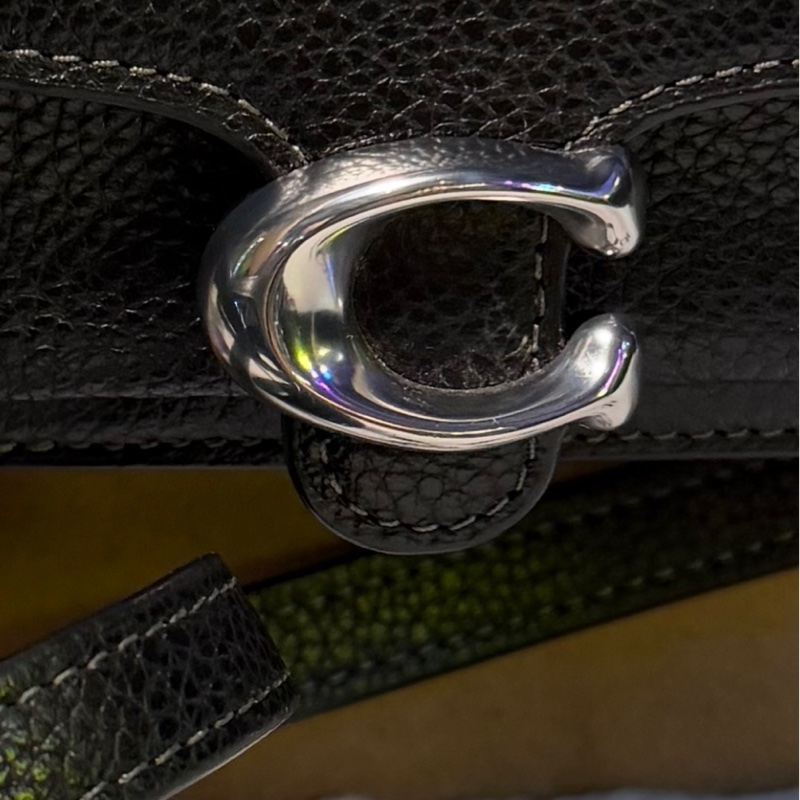 蔻馳黑色包 迷你包 全新 斜挎包 執背包 手提包Coach black tabby 12 bag-20