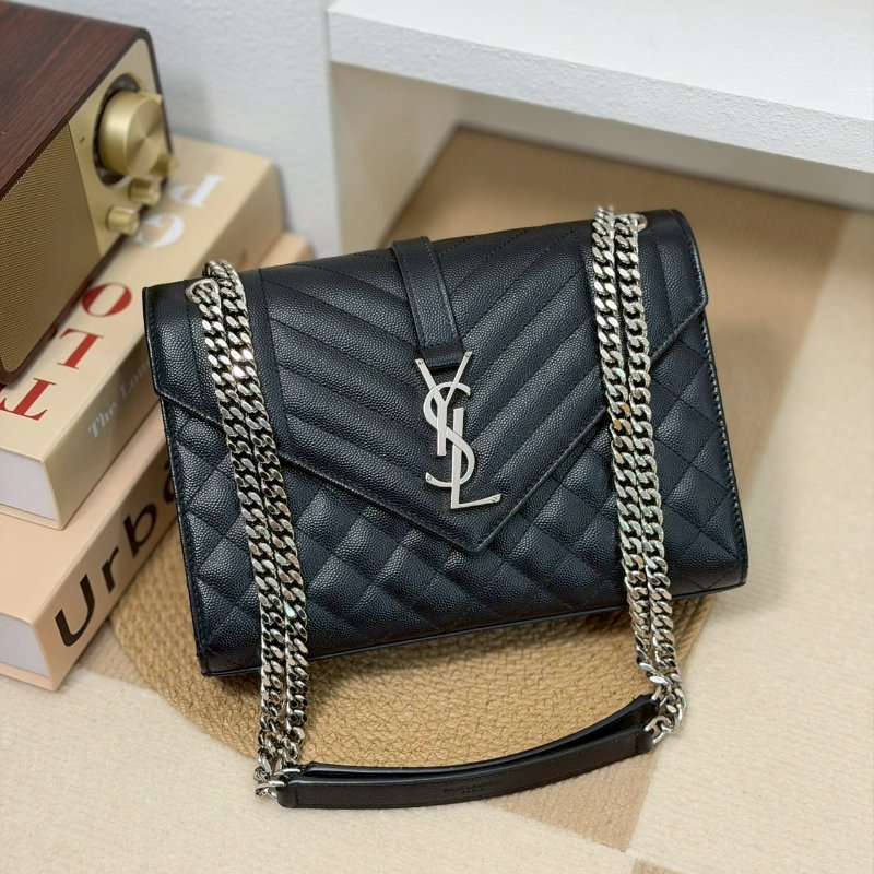 🏷️YSL 聖羅蘭.Envelope 魚子醬信封包/客人寄賣-0