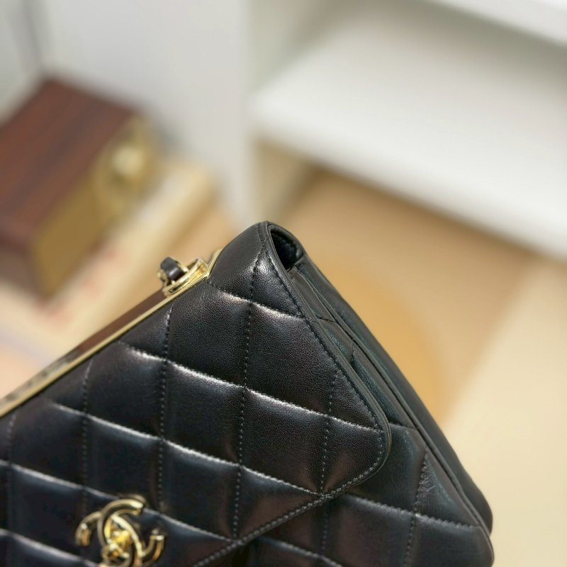 （皮革澎澎嫩嫩！超漂亮😍）🏷️Chanel 香奈兒．Trendy cc 單肩鍊條包/客人寄賣-9