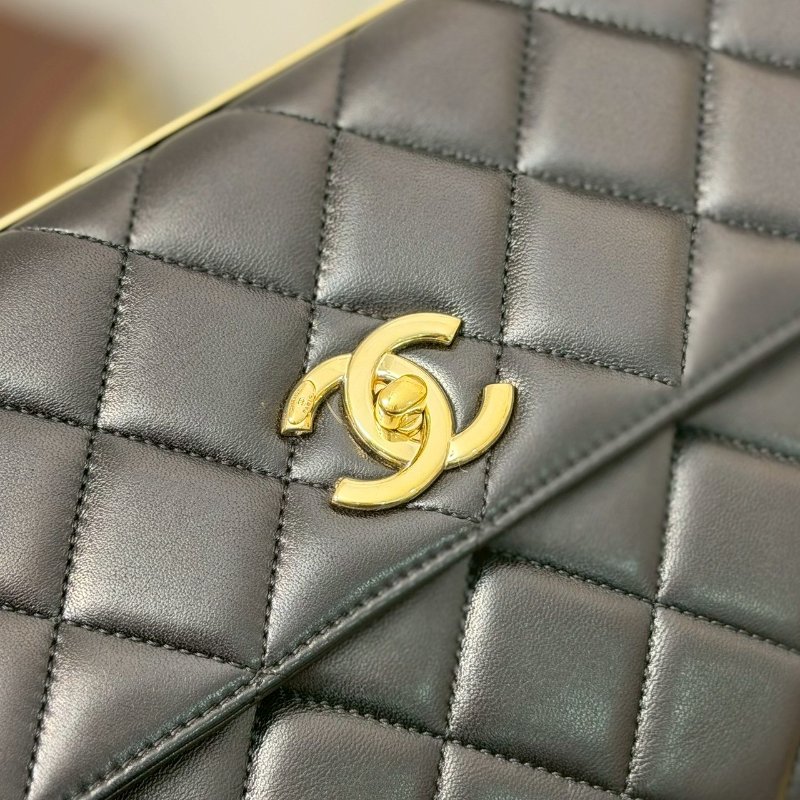 （皮革澎澎嫩嫩！超漂亮😍）🏷️Chanel 香奈兒．Trendy cc 單肩鍊條包/客人寄賣-14