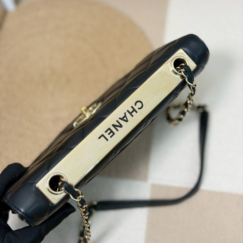 （皮革澎澎嫩嫩！超漂亮😍）🏷️Chanel 香奈兒．Trendy cc 單肩鍊條包/客人寄賣-24