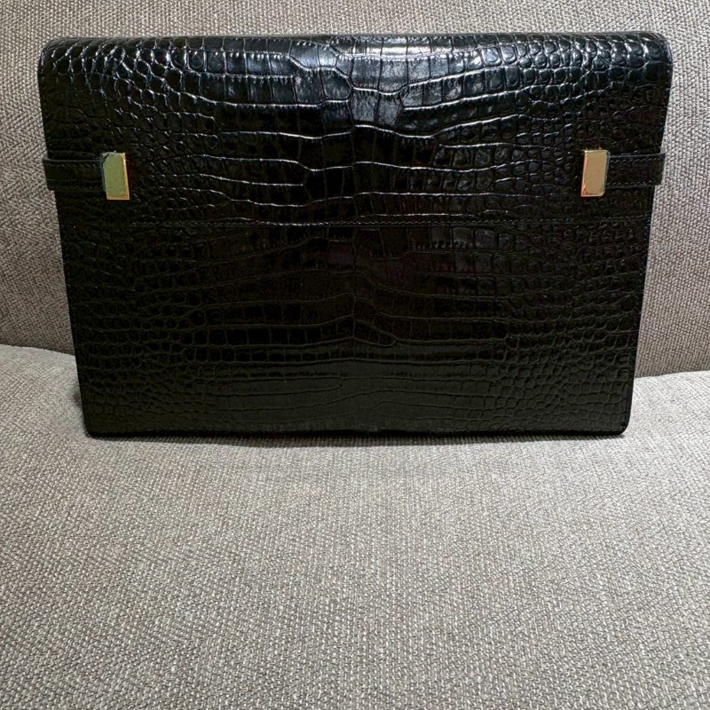 SAINT LAURENT曼哈頓鱷魚壓紋中號-1