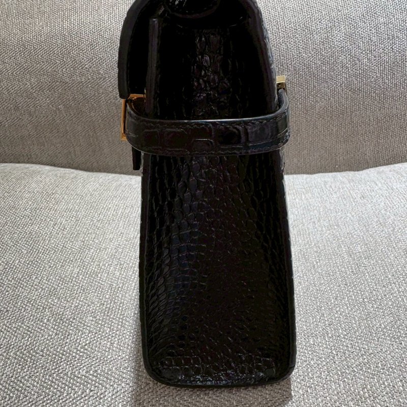 SAINT LAURENT曼哈頓鱷魚壓紋中號-3