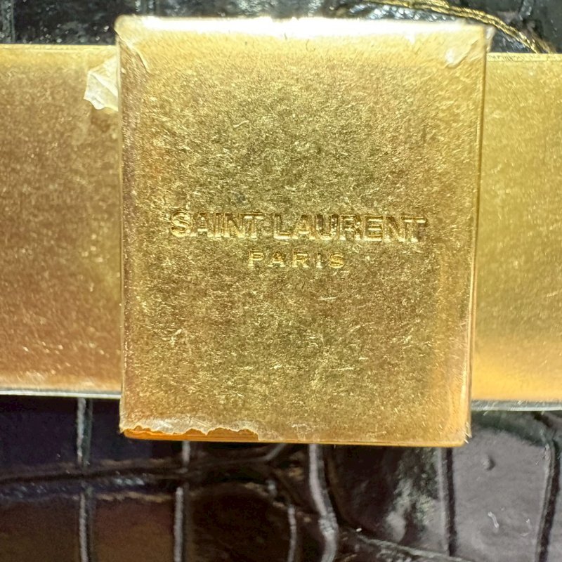 SAINT LAURENT曼哈頓鱷魚壓紋中號-7