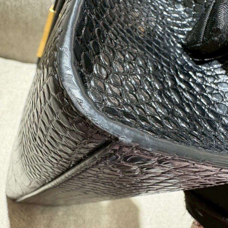 SAINT LAURENT曼哈頓鱷魚壓紋中號-13