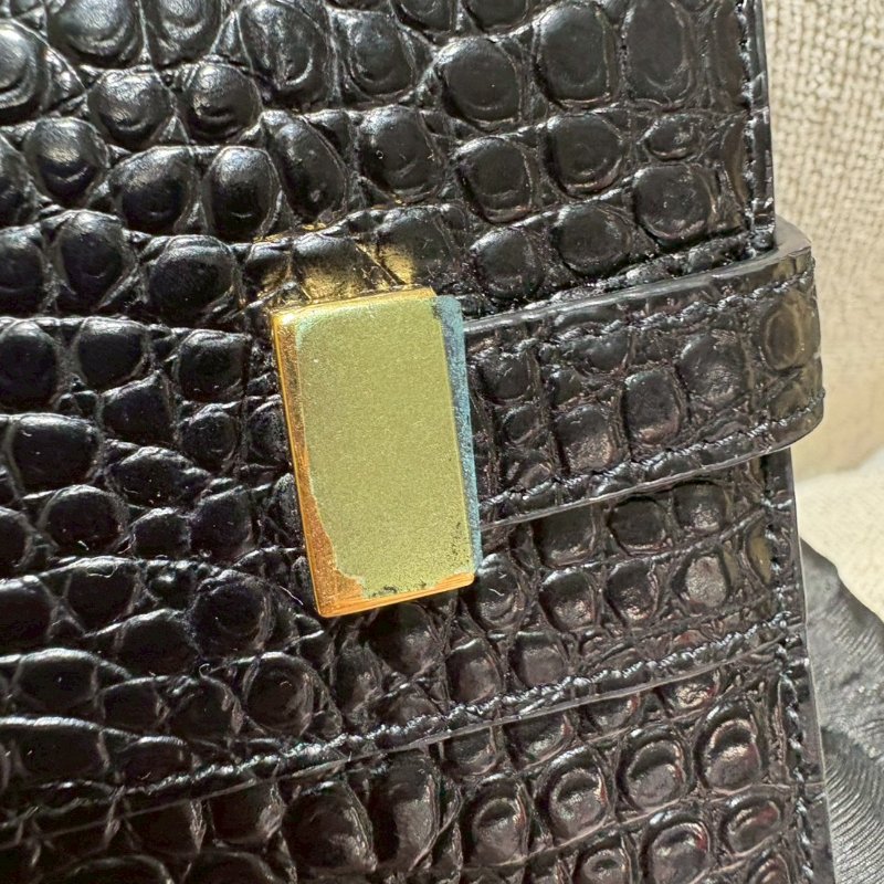 SAINT LAURENT曼哈頓鱷魚壓紋中號-16