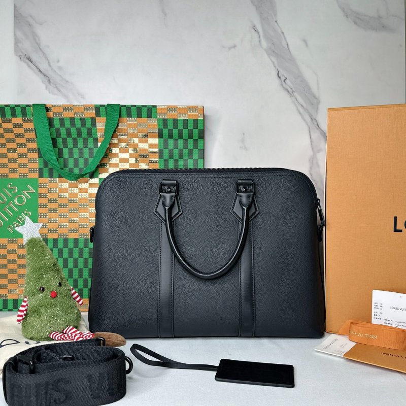 LV Takeoff全皮革手提公事包-1