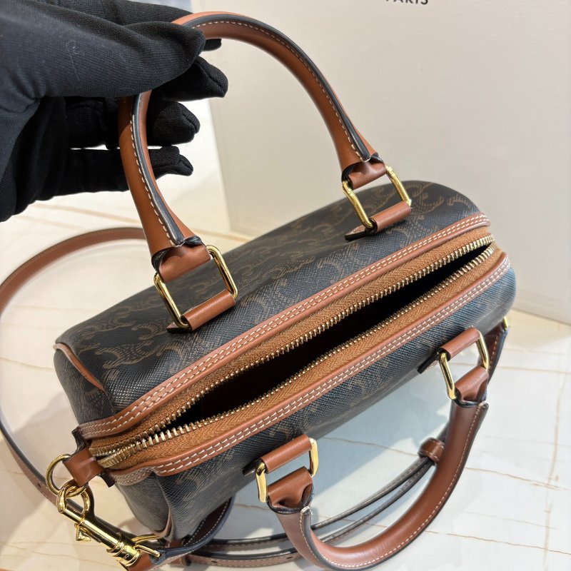 *SHIHNA名牌精品* CELINE 標誌印花小號波士頓包-2