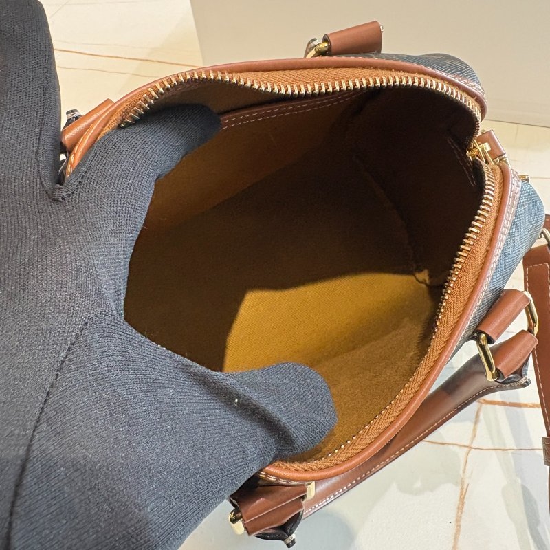 *SHIHNA名牌精品* CELINE 標誌印花小號波士頓包-6