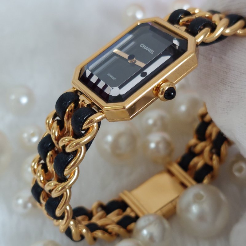 Chanel H0001 🌈實品拍照🌈香奈兒首映系列premiere手錶 L尺寸~二手-1