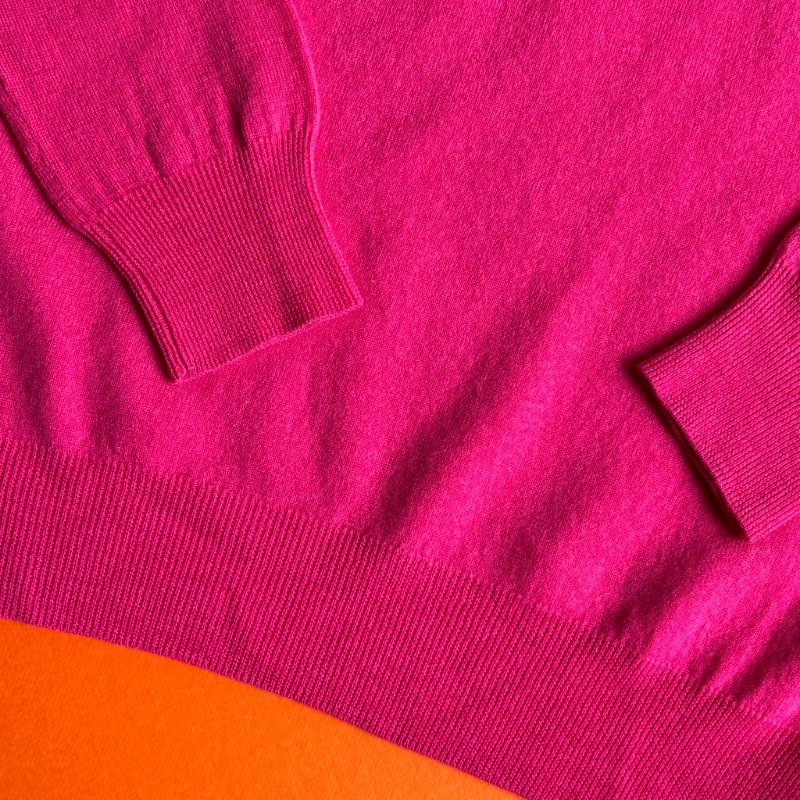 ::Alexander McQueen:: 燕子刺繡桃紅色桃醫 Pink Embroidered Logo Women Sweatshirt MCQ-5