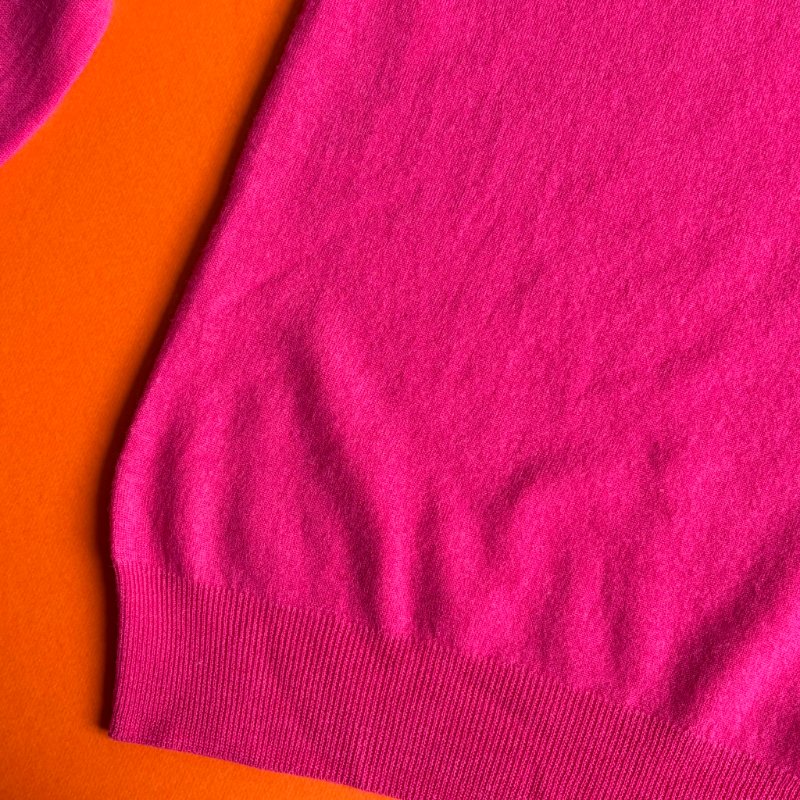 ::Alexander McQueen:: 燕子刺繡桃紅色桃醫 Pink Embroidered Logo Women Sweatshirt MCQ-6