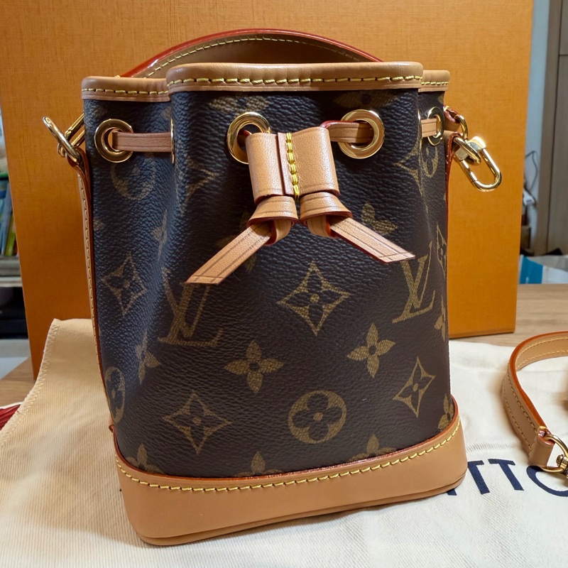 LV NANO NOE M81266 迷你 水桶包-5