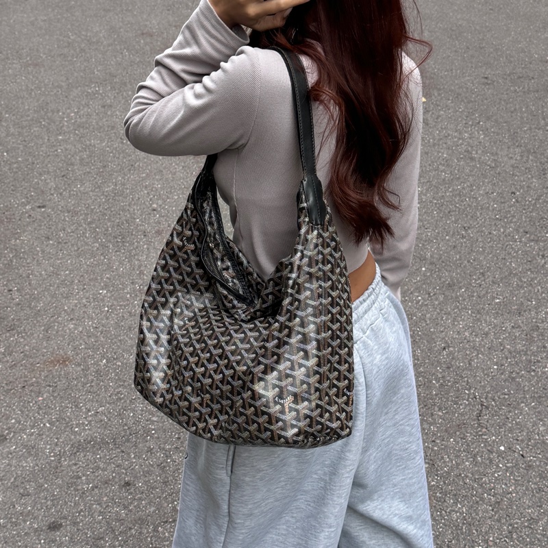 【時髦必備】 Goyard Hobo 黑色 腋下包 (代購要10萬以上)-3