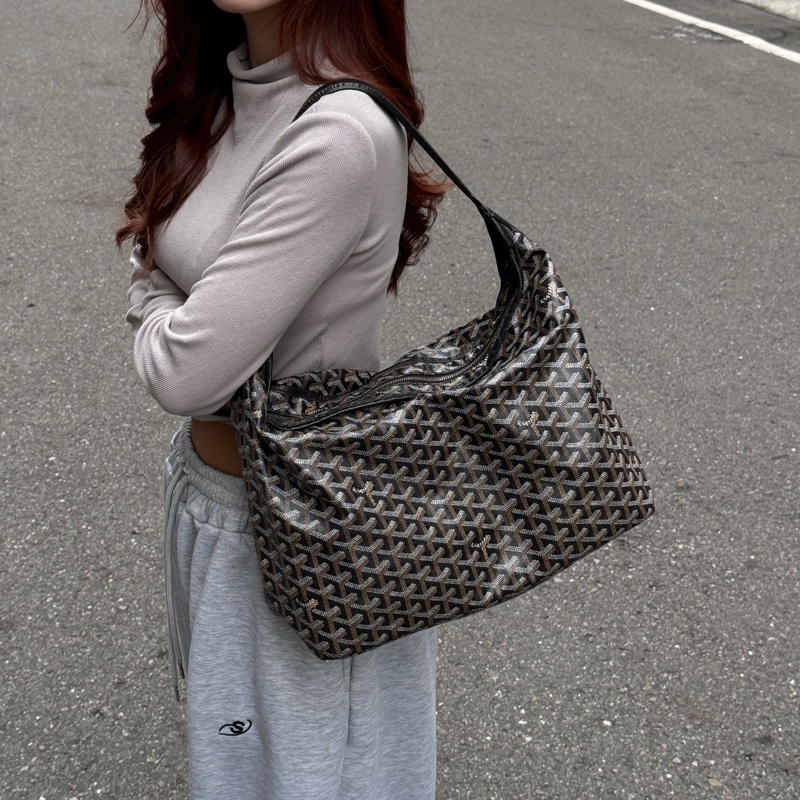 【時髦必備】 Goyard Hobo 黑色 腋下包 (代購要10萬以上)-5