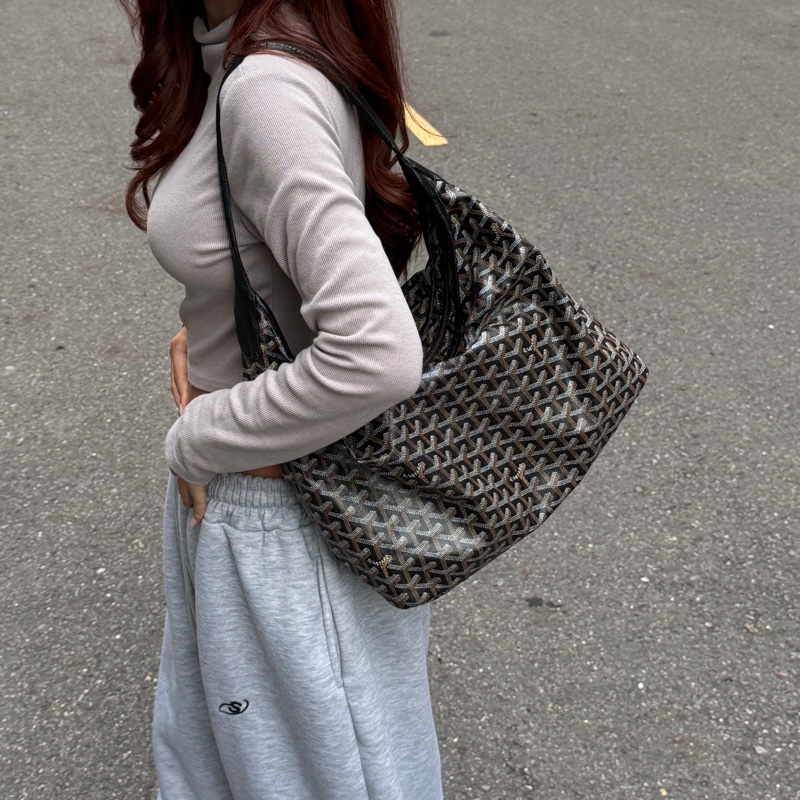 【時髦必備】 Goyard Hobo 黑色 腋下包 (代購要10萬以上)-22