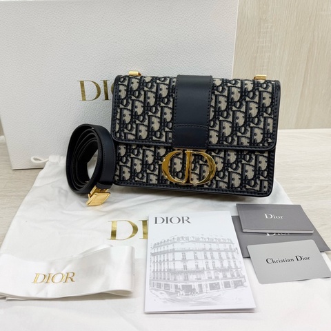 Dior🩵藍緹花30Montaigne肩側背M9203UTZQ
