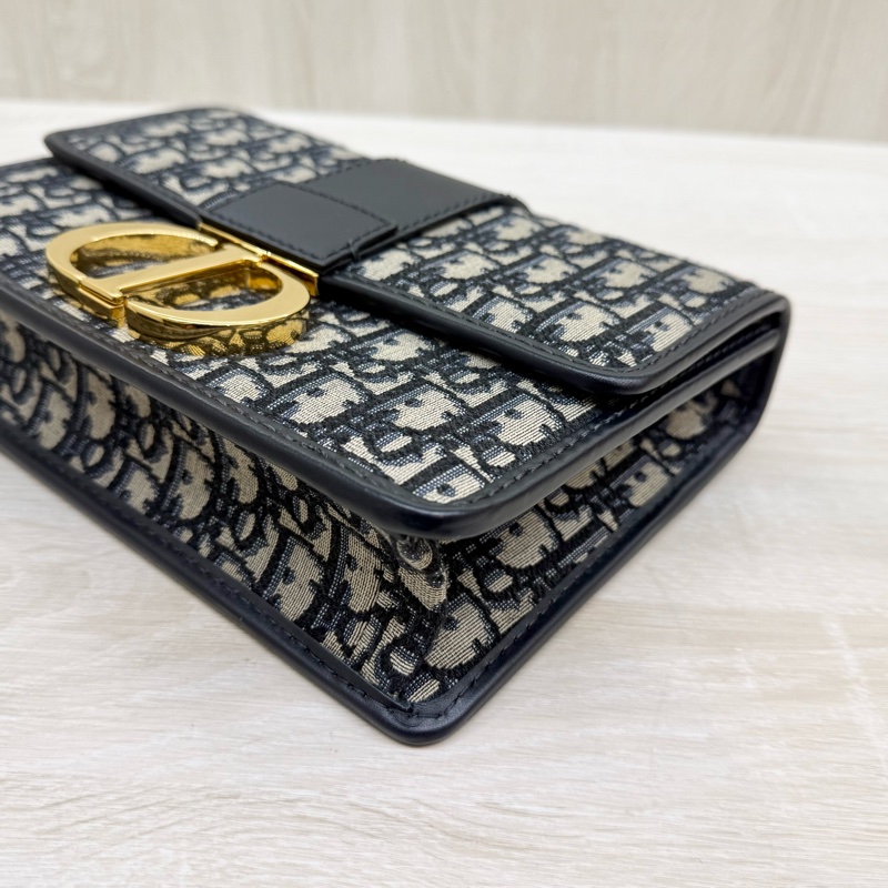 Dior🩵藍緹花30Montaigne肩側背M9203UTZQ-7