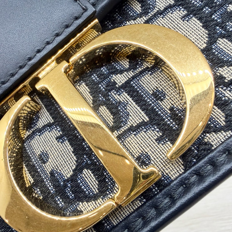 Dior🩵藍緹花30Montaigne肩側背M9203UTZQ-20