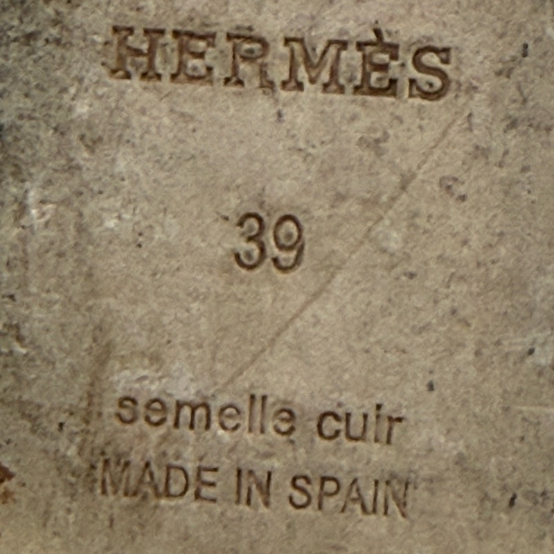 Hermes Cloth Espadrilles EU 39-5