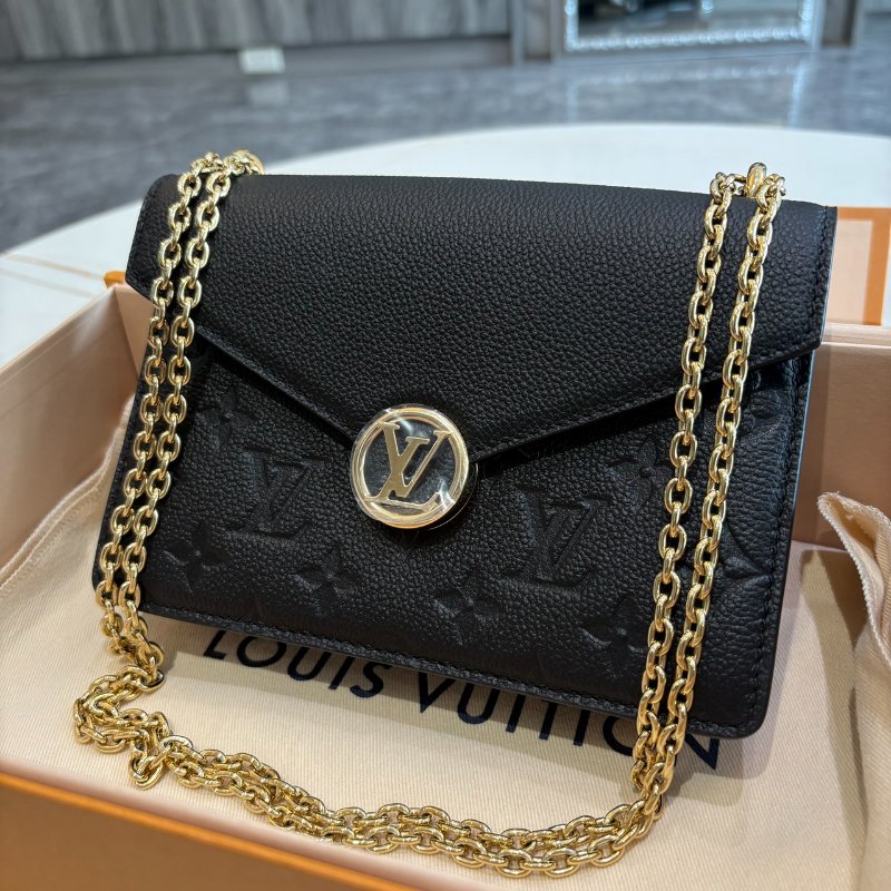 *SHIHNA名牌精品* LV M13569 Mini 牛皮壓花鏈包-0