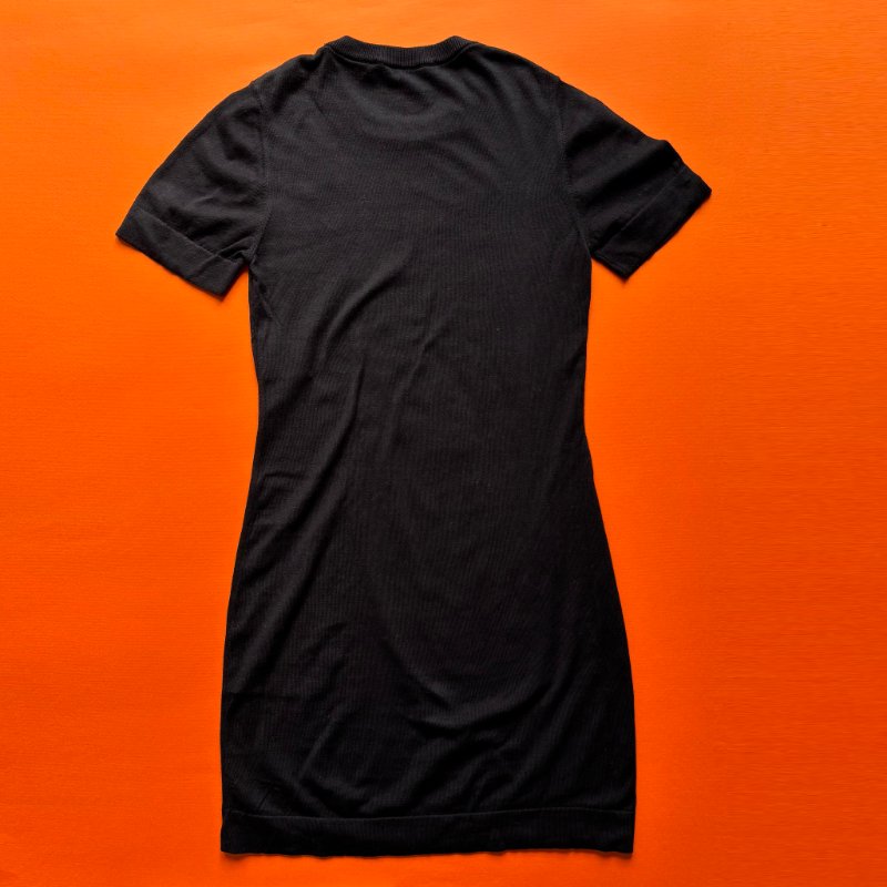 ::Love Moschino:: 黑色愛心女孩圖樣長版洋裝-1