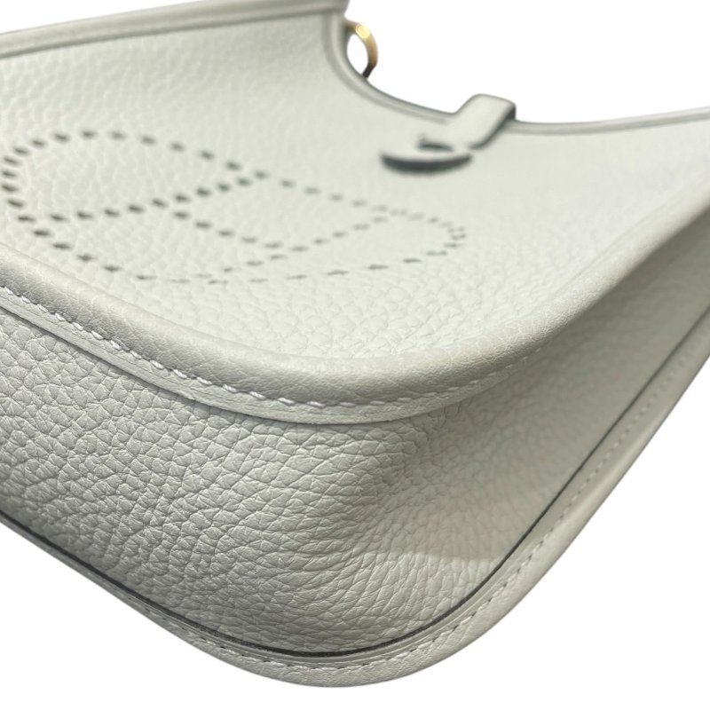 HERMES 愛馬仕 MINI EVELYNE 肩背包 TOGO 綠色系-6