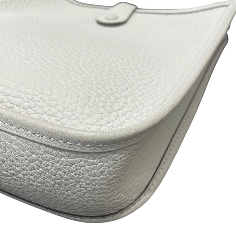 HERMES 愛馬仕 MINI EVELYNE 肩背包 TOGO 綠色系-8