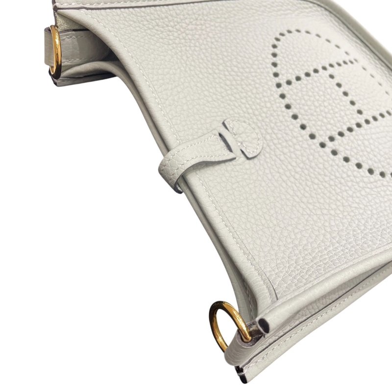 HERMES 愛馬仕 MINI EVELYNE 肩背包 TOGO 綠色系-9