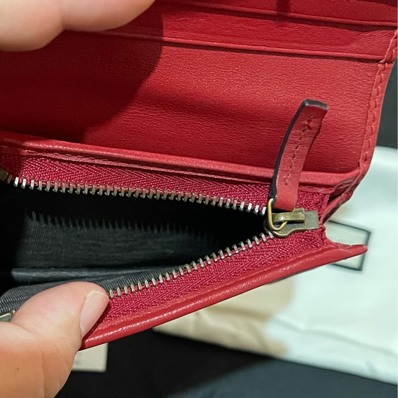 GUCCI MARMONT 紅色短夾(付台灣購證)-19