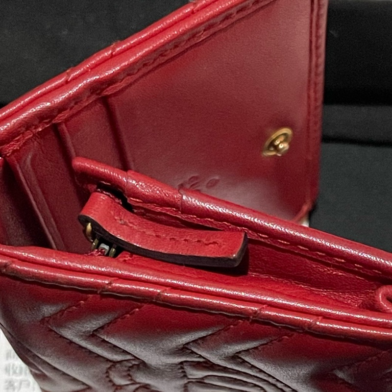GUCCI MARMONT 紅色短夾(付台灣購證)-51