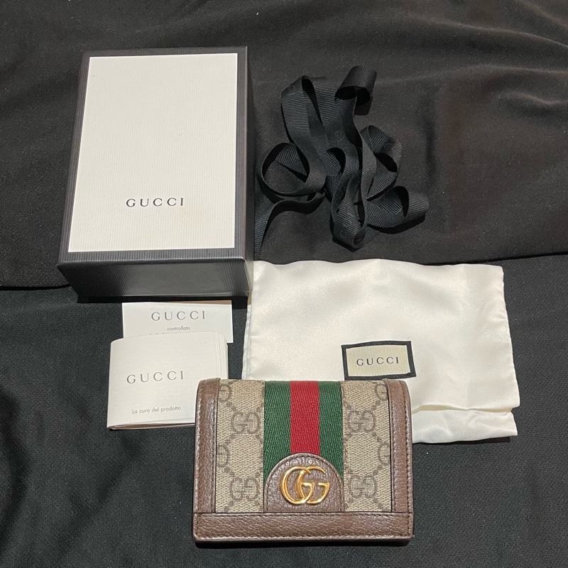 GUCCI OPHIDIA經典短夾-24