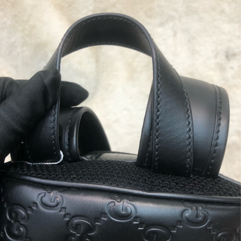 Gucci黑色全皮小型背囊 XC336-9