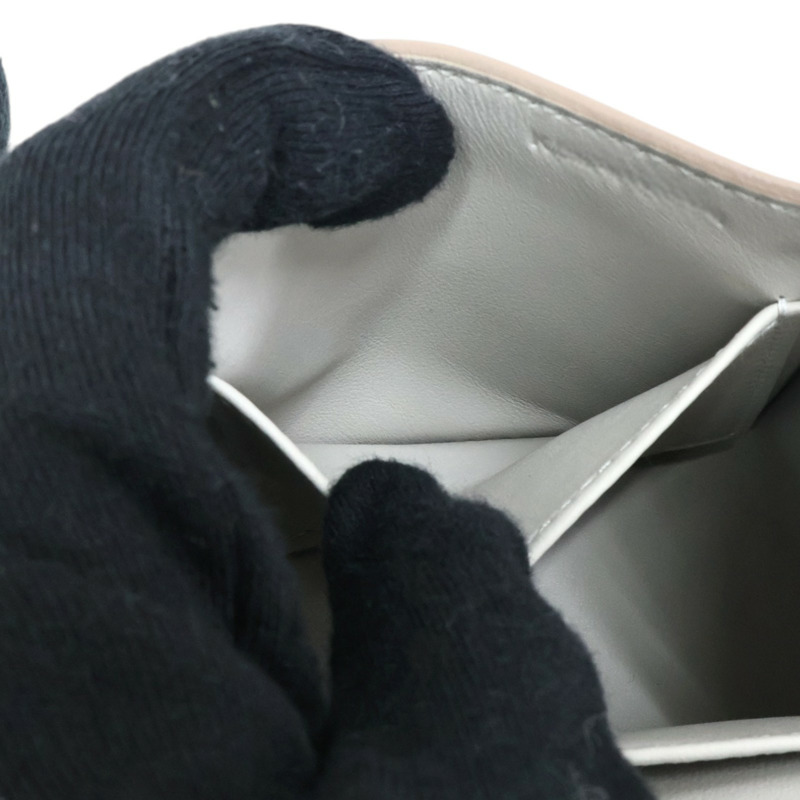 珍珠灰色 chevere羊皮 Geta 肩背包 K刻【HERMES 愛馬仕】-5