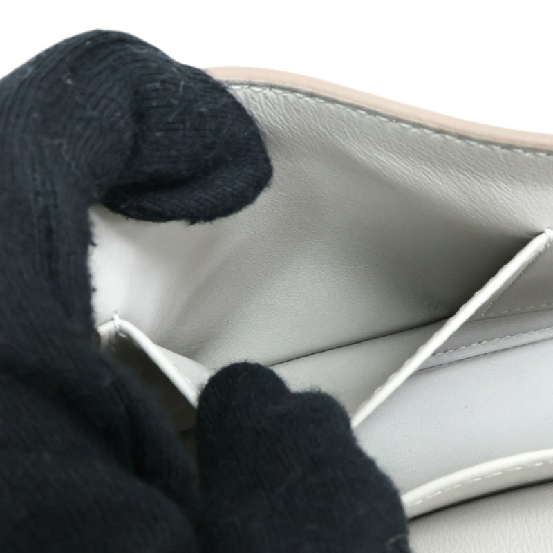 珍珠灰色 chevere羊皮 Geta 肩背包 K刻【HERMES 愛馬仕】-6