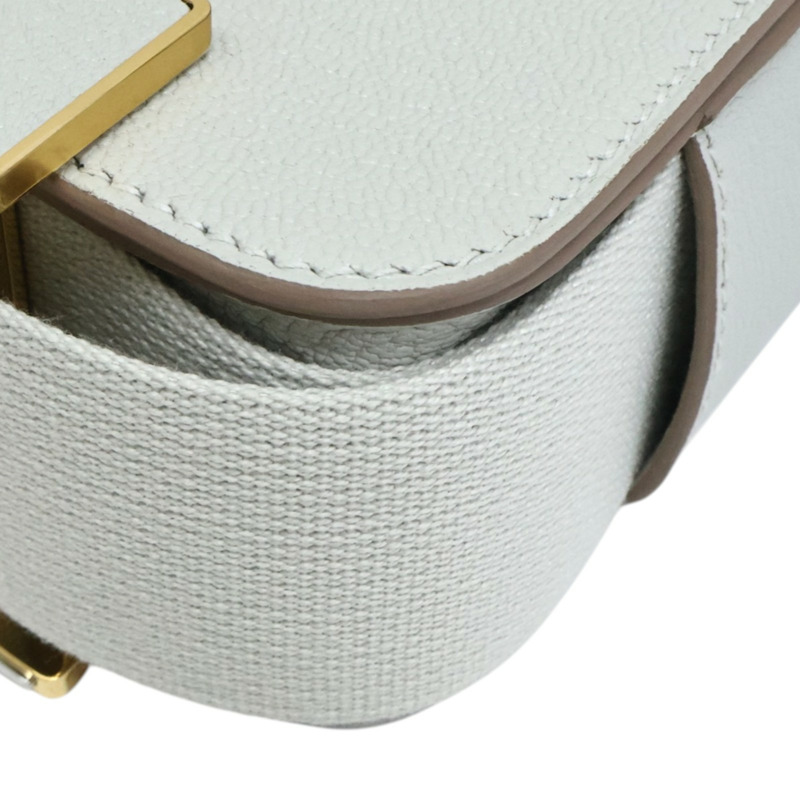 珍珠灰色 chevere羊皮 Geta 肩背包 K刻【HERMES 愛馬仕】-12