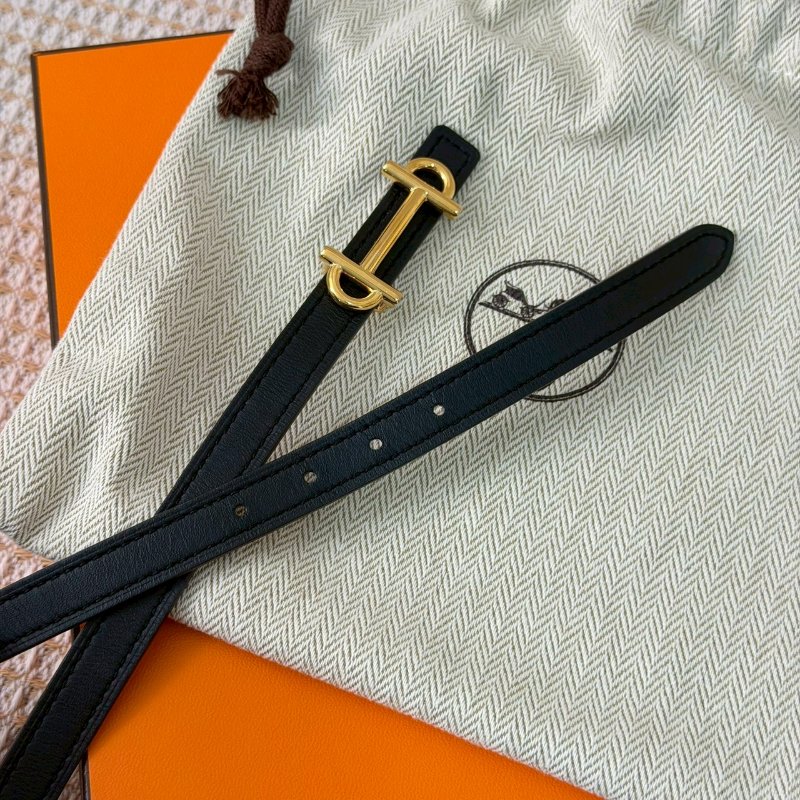 🏷Hermes 愛馬仕.Gamma Epsom 雙面細皮帶 75cm D刻-7